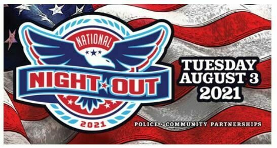 National Night Out Tuesday August 3, 2021