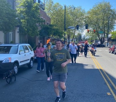 Torch Run - Chief Dan Yourkoski